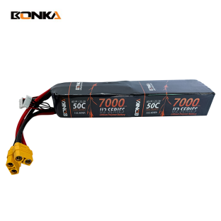 BONKA 7000mAh 50C 12S LiPo Battery for RC Helicopter